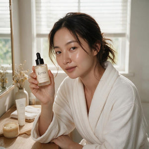 Lifestyle photo of a woman embodying the Kyrra routine